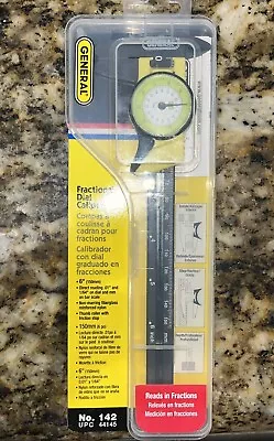 General Tools 142 Dial CaliperPlastic6 In0.01 Grad BRAND NEW!! • $15.99