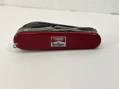 Marlboro Unlimited Swiss Army Knife Victorinox Officer Suisse Multi-Tool Camping • $37.71