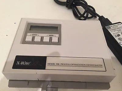 X-Rite Model 390 Process Optimization Densitometer W Power Supply Fast Shipping • $152.42