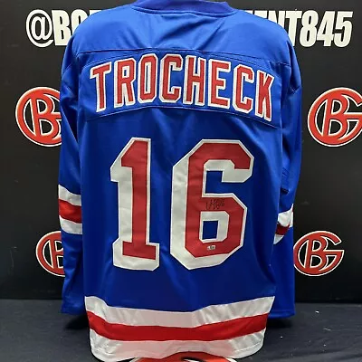 Vincent Trocheck Autographed New York Rangers Jersey Signed Steiner CX • $99.99