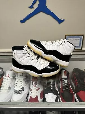 Nike Air Jordan Retro 11 XI Gratitude OG DMP Metallic Gold Concord Size 9.5 • $91