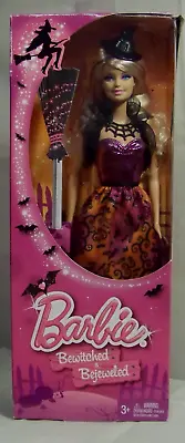 Barbie Bewitched & Bejeweled Halloween Witch Costume Gothic Horror Gift Toy Doll • $30