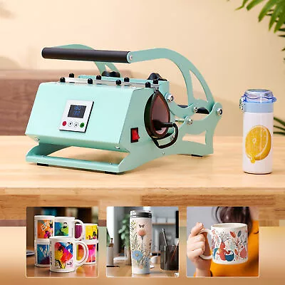 9-30oz Tumbler Mug Heat Press Machine Heat Transfer Printing Sublimation For DIY • $95.85