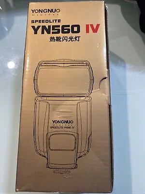 Yongnuo YN560 IV Digital Speedlite Wireless Flash Gun Light Case Box Near New • $100