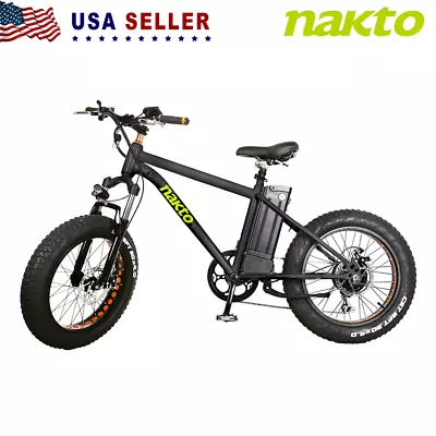 Electric Bike Fat Tire 20  Ebike 500W Removable 36V/10AH Battery Mini Cruiser • $899