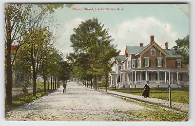 Postcard Street View Church Street In Hackettstown NJ • $5.57