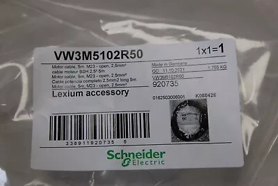 Schneider Electric VW3M5102R50 Motor Cable 4x25mm² - 5 Mt • $199