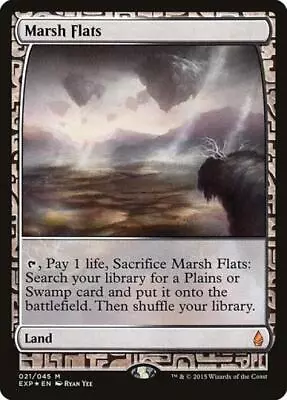 MTG Marsh Flats Near Mint Foil Zendikar Expeditions • $90.99