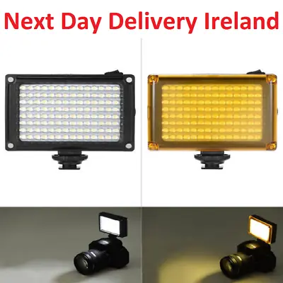 XT- 96 LED Video Light For Camera DV Camcorder Canon Nikon Sony Minolta • £16.68