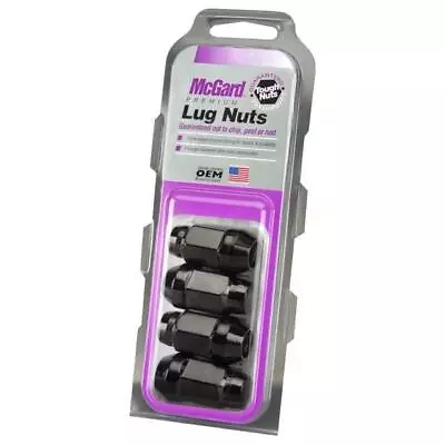 McGard 64074 Hex Lug Nut Pkg/4 M14X1.5 Cone Seat Bulge 1.635 Oal-Black • $32.91