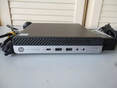 HP ELITEDESK 800 G4 Mini PC I5 8500T 16GB RAM 256GB NVMe USB-C WIN10 PRO • $245