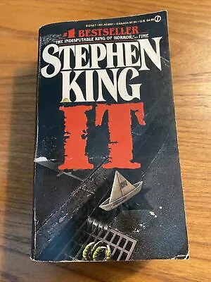 IT By Stephen King (1987 Paperback) 1st Signet Printing • $9.44