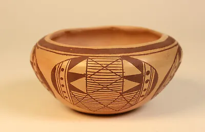 $295 • Buy Hopi Pottery Bowl, Bat Wing Motif, Clinton Polacca Nampeyo