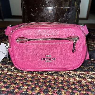 Nwt Coach Leather Mini Belt Bag Cl479 Fanny Pack Crossbody Handbag Sling • $109.99