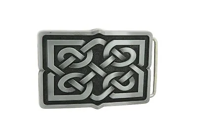 Celtic Cross Knot Rectangle Belt Buckle • $9.99