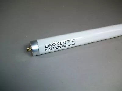 Lot Of 21 EIKO F15T8/CW 15W T8 G13 Cool White 4100K 18  Fluorescent Lamp • $41.95