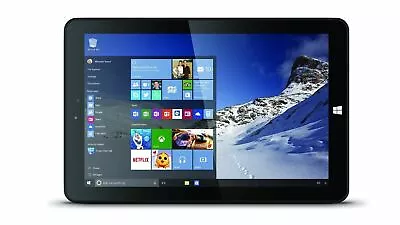 Linx 1020 Quad Core 32GB 2GB 10.1  WiFi Tablet Windows 10 Black (No PSU) B+ • £49.79