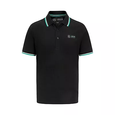 Mercedes AMG Petronas Classic Polo T Shirt 2023 Official Merchandise • £49