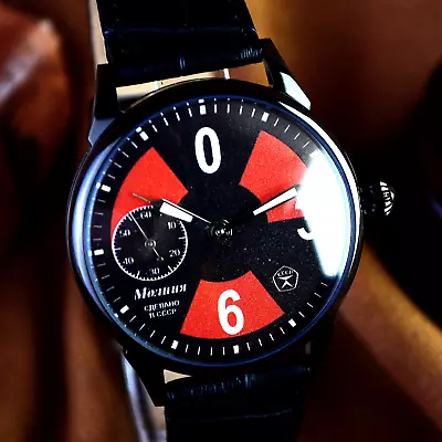 Soviet Wristwatch Molnija MARRIAGE Pocket Watch Mens Exclusive Version • $148.75