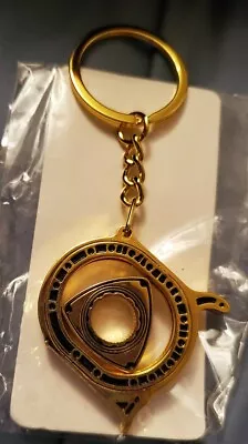 Spinning Rotor Keychain - Gold Mazda Rx7 Rx2 Rx8 R100 Rotary Engine 10a 12a 13b • $12.95