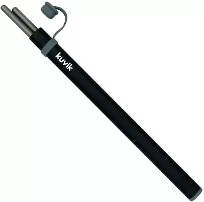 Kuvik Titanium Chopsticks With Black Carrying Case - Ultralight And Reusable • $20.99