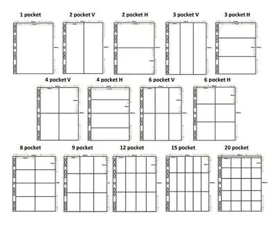 £19 • Buy A4 Cosmic Multi Master Pocket Pages Acid Free Postcards Trading Cards 50 Pack