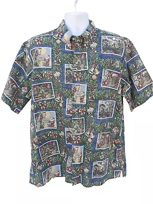 Reyn Spooner Mele Kalikimaka Eddy Y 2015  Men's Hawaiian Shirt-Size XL • $59.99