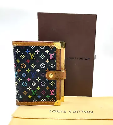 Authentic LouisVuitton Monogra Multi ColorNoir  Agenda PM R20895 W/box NS040061 • £3.41