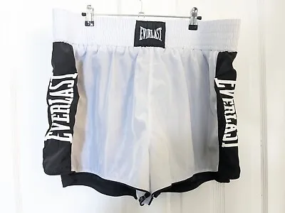 Everlast Satin Boxing Trunks Shorts Replica XL Shiny Glanz Vintage Ali • $84.21