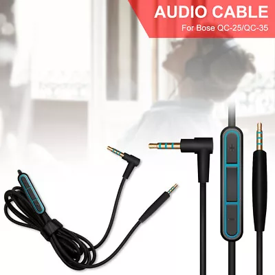 2.5mm To 3.5mm Audio Cord Adapter Cable With Mic Volume Control For Headphones  • $9.19