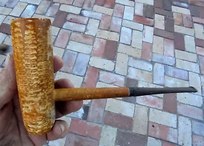 VINTAGE MISSOURI MEERSCHAUM CORN COB SMOKING PIPE Large Straight • $10