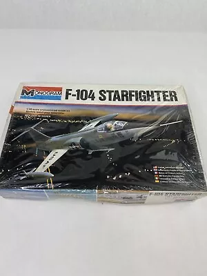 1978 Monogram F-104 Starfighter  1/48 Scale Plastic Model Kit New In Open Box • $27.60