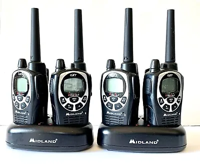Midland Black GXT1000P X-Tra Talk Portable Handheld Radio 2-Way Walkie-Talkie • $115