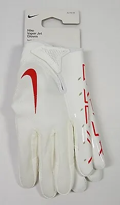 Nike Vapor Jet 7.0 Football Gloves Men's XL White/Red • $39.97