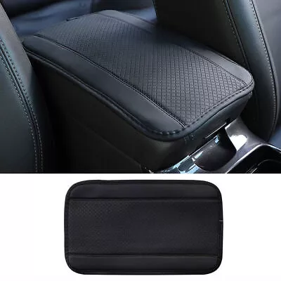 Black Car Armrest Cushion Cover Center Console Box Mat Protector Vehicle Parts • $8.79