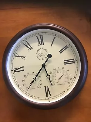 £10 • Buy World Of Weather Temps Du  Monde Clock