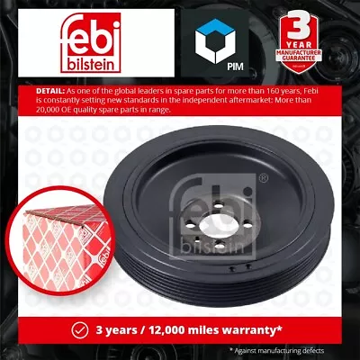 Crankshaft Pulley Fits SUZUKI VITARA LY 1.6D 2015 On D16AA Belt 1261055P00 Febi • $108.24