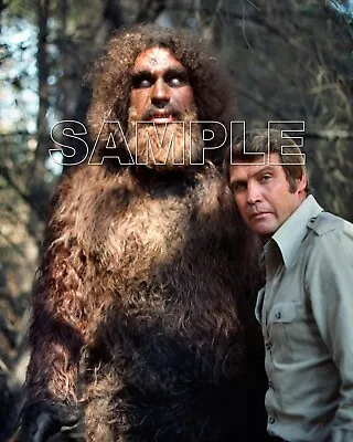 SIX MILLION DOLLAR MAN 8X10 Photo 316-13 LEE MAJORS & ANDRE THE GIANT As Bigfoot • $9.99