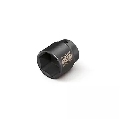 TEKTON 47762 1/2-Inch Drive By 1-1/4 In. Shallow Impact Socket Cr-V 6-Point • $11.99