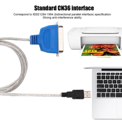 £8.76 • Buy Practical USB To Parallel Port USB To 1284 Printer Cable Adapter Print