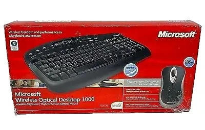 Microsoft  1000 Wireless Optical Desktop KEYBOARD & MOUSE  (PC & Mac)  UBS • $47.52