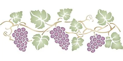 Grapevine Stencil- Classic Grape Vine Border • $23.81