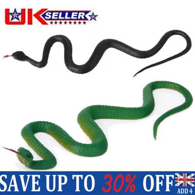 £3.79 • Buy Realistic Soft Rubber Fake Snake Toy Garden Props Joke Prank Gift Christmas  L