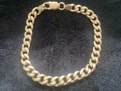 9ct Solid Gold Chain Bracelet • $1200