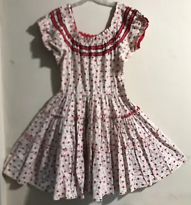 Vintage Square Dance Dress Skirt Outfit Rockabilly Country Handmade • $39.99