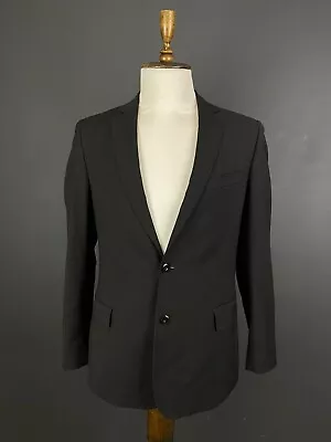 Versace Jeans Couture Black Wool 2 Button Sport Coat Size M / EU 48 / US 38 • $162.49