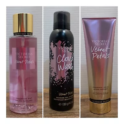 Victoria's Secret VELVET PETALS Fragrance Mist / Lotion / Body Wash • $49.99