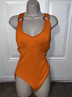 GABI FRESH X SWIMSUITS FOR ALL  Orange One Piece Swimsuit Size 16D DD • $22