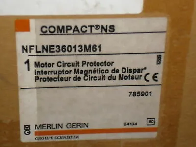 Merlin Gerin Nflne36013m61 Motor Circuit Protector *new In Box* • $250
