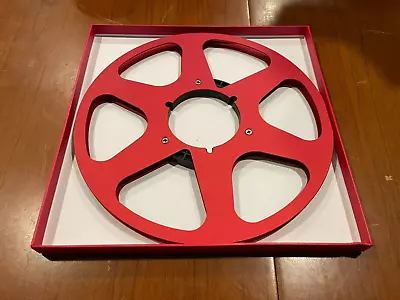 Ampex/teac/akai/pioneer 10.5  Metal Nab Reel In Red W/box! Shipping From Us! • $34